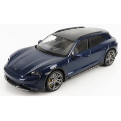 MINICHAMPS - 1/18 - PORSCHE - TAYCAN TURBO S CROSS TURISMO 2021 - BLU GENZIANA - BLUE MET