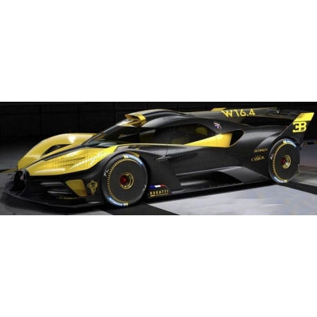 1/18 - BUGATTI - BOLIDE W16 8.0 FOUR-TURBO 1850hp 500km/h 2020 - YELLOW BLACK
