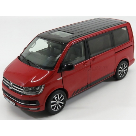 NZG - 1/18 - VOLKSWAGEN - T6 MULTIVAN EDITION 30 MINIBUS 2017 - RED