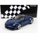 MINICHAMPS - 1/18 - PORSCHE - 911 992 4S CARRERA COUPE 2019 U NÁS ŠPZ - GENTIAN BLUE MET