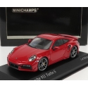 MINICHAMPS - 1/43 - PORSCHE - 911 992 TURBO S COUPE SPORT DESIGN 2021 - RED