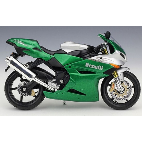 Maisto 1:12 Benelli Tomado Tre 1130 Green Metal