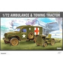 Academy 1/72 WWII Us Ambulance & Tractor  13403 - Vehicle 172 Scale M3