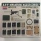 Academy Miniature Accessories Allied & German Tank Supplies Set II 1383